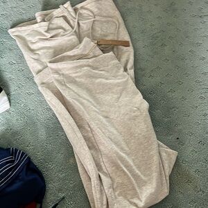 Skims cotton jersey pants medium